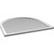 Ekena Millwork Round Top Surface Mount PVC Gable Vent w/ 2"W x 1-1/2"P Brickmould Frame, 42"W x 40"H GVPRT42X4002SN - alternate 3